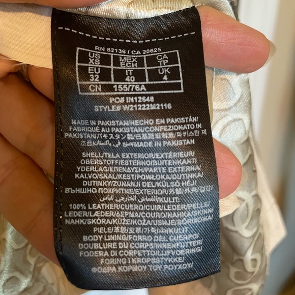 GUESS Leather Jacket - Picture 4 of 5